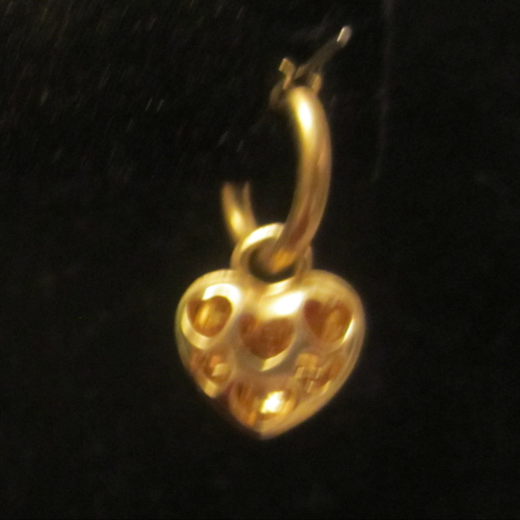 Pink Heart Rhinestone Necklace & Earrings Set - Picture 3 of 8